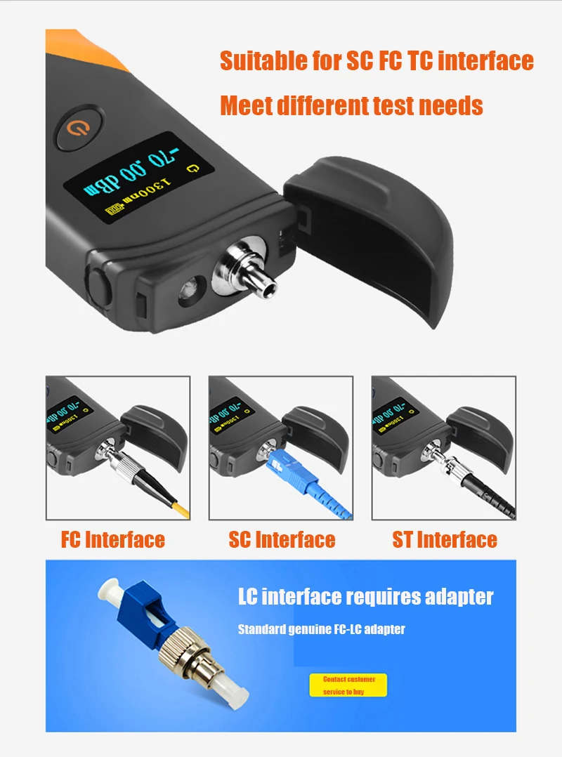 2 в 1 волоконно-оптический FTTH Tool Kit ручной мини оптический мощность метр и 10 км/20 км/30 км Визуальный дефектоскоп волокно оптический тест ручка