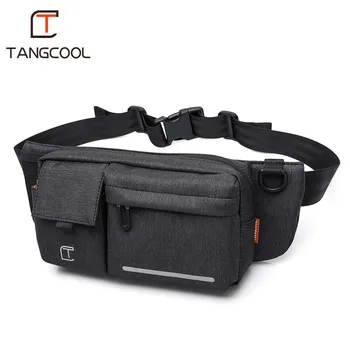 Tangcool 906 Мужская поясная сумка, функциональная Водонепроницаемая дорожная поясная сумка, поясная сумка, мужской кошелек для мобильного теле...