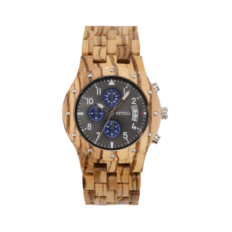 BEWELL WOODEN WATCH