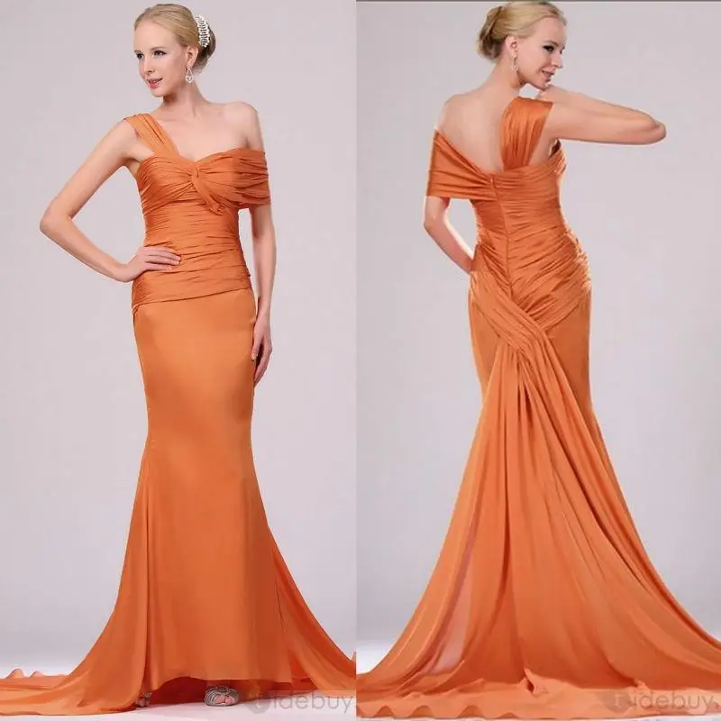 Orange Mother Of The Bride Dresses 2