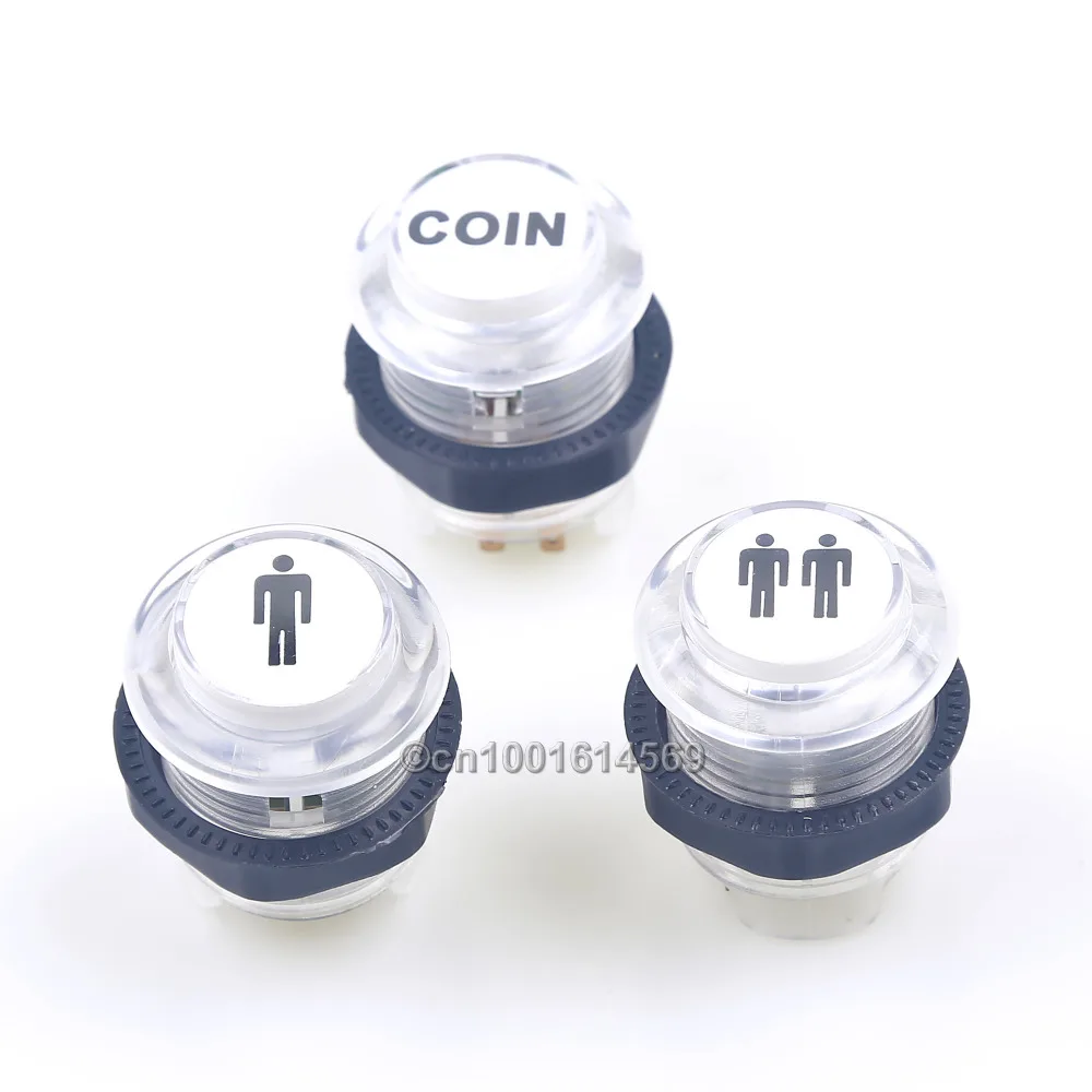 

Easyget 3 x LED Illuminated Arcade Start Push Button Kit Parts 1 Player + 2 Player + LED Coin Buttons For PS3 Games & PC Games