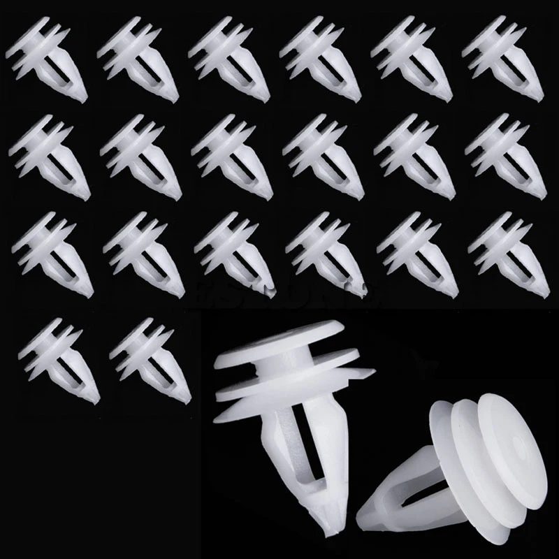 20x White Door Trim Panel Retainer Clips For E36 E34 E32 E39 M5 Hotin