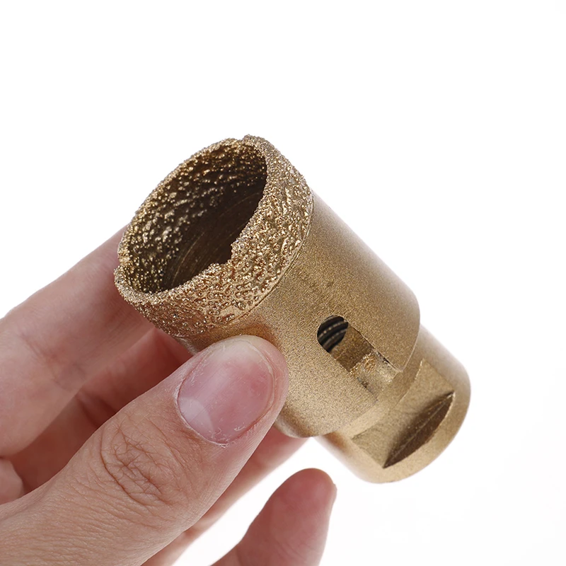 35mm Diamond Drill Core Bits Vacuum Brazed Hole Saw M14 Thread Granite Marble