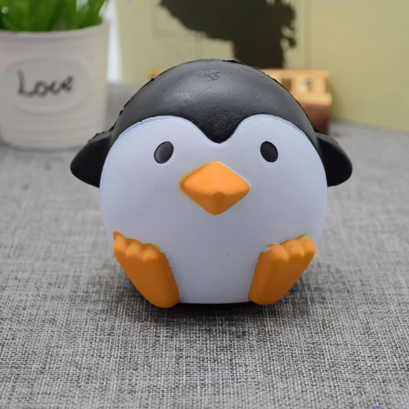 сквиши антистресс Squishy милый пингвин замедлить рост против стресса успокаивающий Squishies Squeeze Смешные декомпрессии реальной жизни игрушки