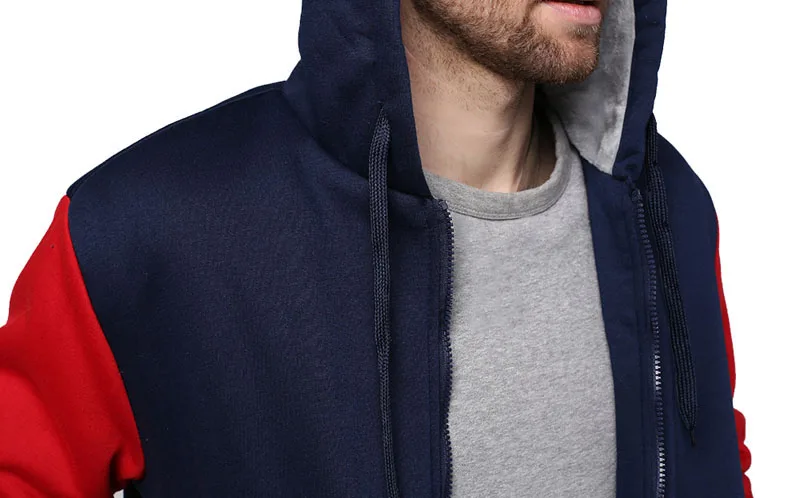 men patchwork Sweatshirts 5XL warm fleece parkas hooded hoodies thick large size plus big 8XL 9XL 10XL winter Sweatshirt outwear