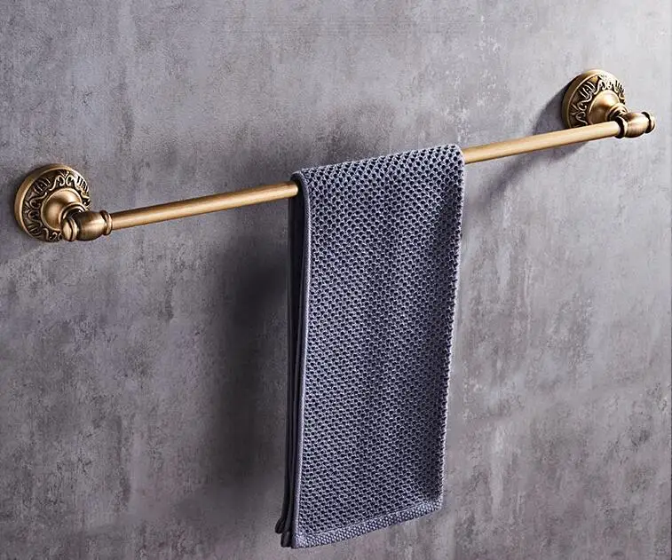 Preise Antike Bronze Geschnitzte Badezimmer Zubehör Set Aluminium Bad Hardware Sets Handtuch Rack, Papier halter Wc Pinsel Halter