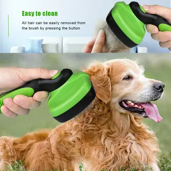 

1PC Self-cleaning Pet Supplies New Big Large Dog Cat Dog Chic Hair Brush Puppy Comb Fur Shedding Trimmer Grooming Comb