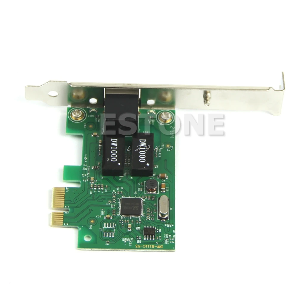 Gigabit Ethernet LAN PCI Express PCI-e контроллер сетевая карта новая