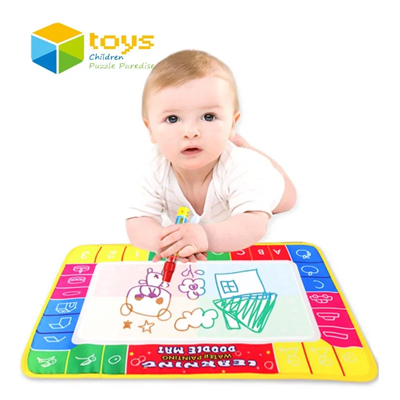 

29X19cm 4 Color Drawing Board Water Painting Mat Doodle Mat Baby Play Mat Early Learning Educational Toys for Children Kids Gift