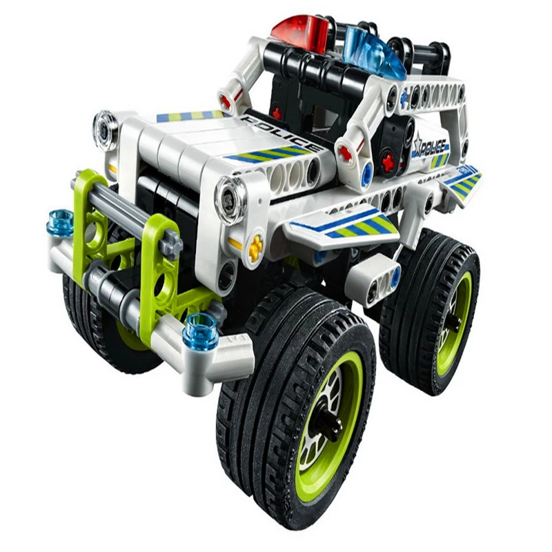 DECOOL 2 In 1 Technic Getaway Pullback Racing Car Building Blocks Brick Set Compatible LegoIN Playmobil Toys For Children