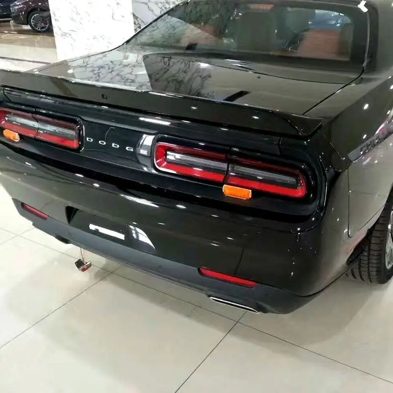 Для Dodge Challenger задний спойлер Высокое качество ABS Материал грунтовка цвет украшение в виде хвостового крыла