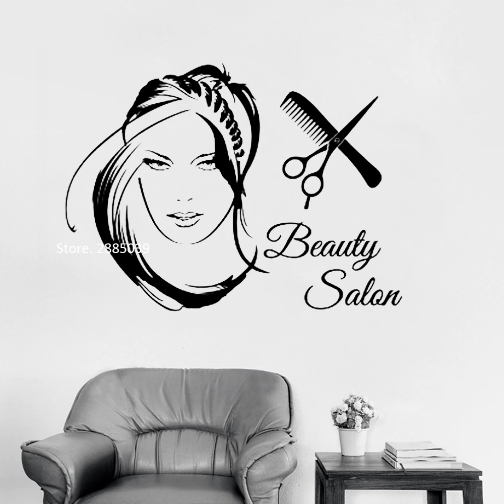 salon logo scissors