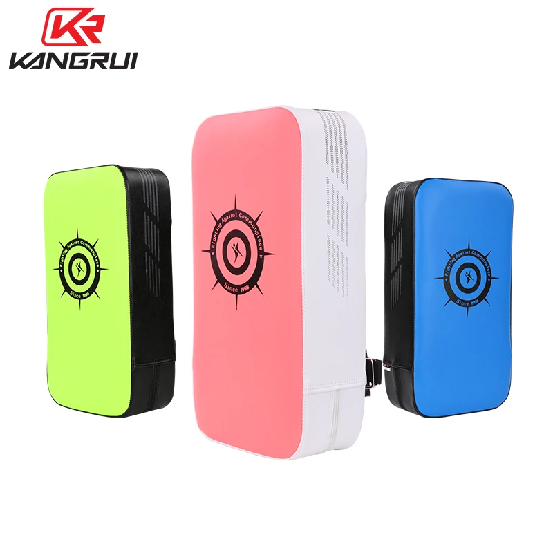 

Adult MMA Curved Thai Kick Training Pad Strike Shield Boxing Punching Mitts Muay Thai Arm Karate Target
