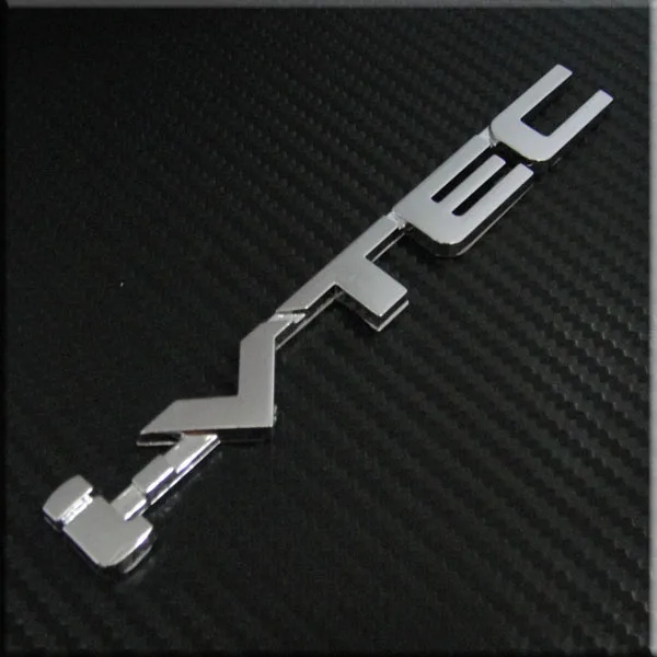 

Car Chrome IVTEC I-VTEC Trunk Badge ABS Chrome Emblem Sticker Side badge