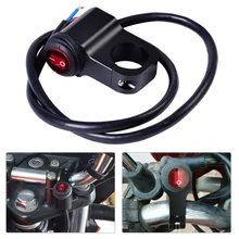 Dwcx мотоциклетный фара противотуманная фара 12 В вкл/выкл переключатель 23 мм крепление на руль для Harley Honda Yamaha Suzuki Kawasaki Bobber