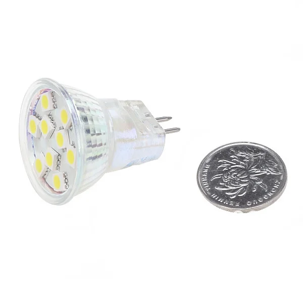Бесплатная доставка! Светодиодная лампа MR11 9 5050 SMD1.8W 12V белый и теплый 140 160LM с