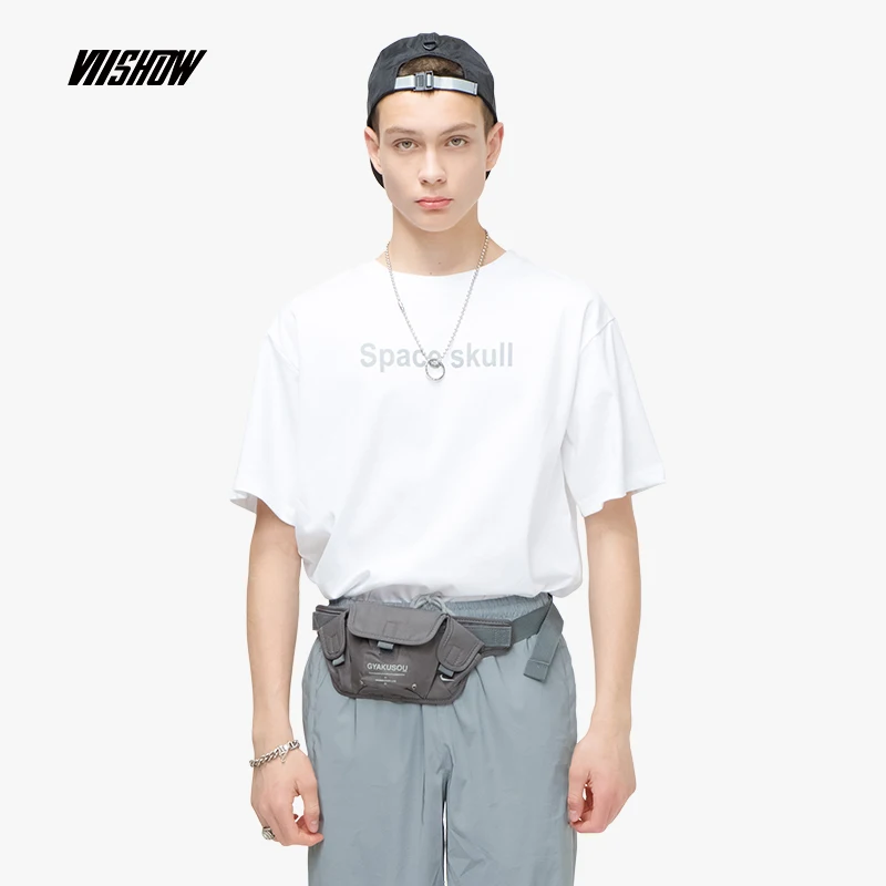 

VIISHOW 2019 summer short-sleeved T-shirt men casual white tshirt man cotton tshirt men round neck t-shirt male tops TD1413192