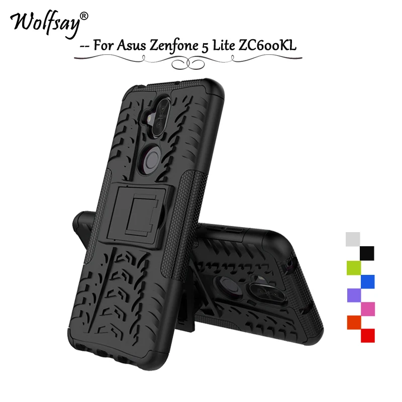 For Cover Asus Zenfone 5 Lite ZC600KL Case X017D Tough Impact Phone Case Armor Rubber Funda for
