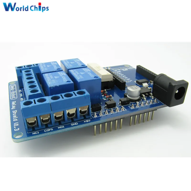 DC 9V 4 Channel 70W Relay Shield With optocoupler For Arduino MEGA2560 R3 XBEE 