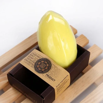

Handmade Soap Face Care Whitening Oil Control Facial Cleaning Soaps Skin Care 1pc Natural Essential Oil Lemon