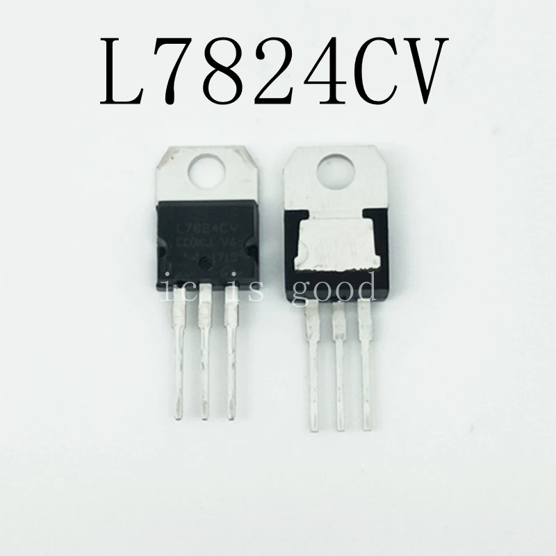 

100 шт./лот Новый регулятор напряжения L7824CV 24 В L7824 TO-220