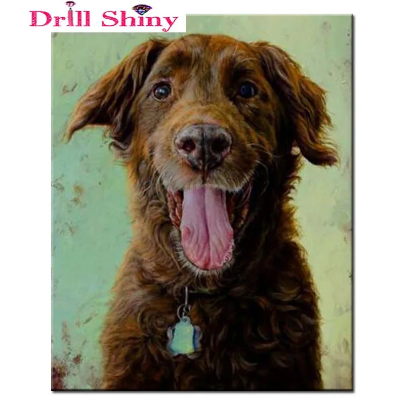 

5d Diamond Embroidery animal dog picture Diy Diamond Painting Cross Stitch square Rhinestones Pasted Paintings Sticker Decor