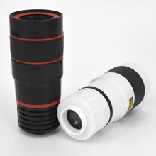 Универсальная защитная пленка для мобильного телефона с объективами 8x зум оптический телескоп Объективы для фотокамер для iPhone 5 6 7 Plus samsung S6 S7 S8 XIAOMI