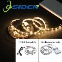 Tiras LEVOU SMD2835 5V Seqüência de Luz de Natal Decoração Da Lâmpada de Mesa luz Fita Para O Fundo TV Iluminação 5V 50CM 1M 2M 3M 4M 5M