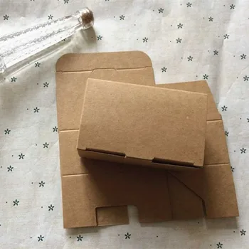 

size:9.3X5.7X4 CM blank kraft gift paper boxes packaging handmade soap food packaging ,you can DIY packing for you product