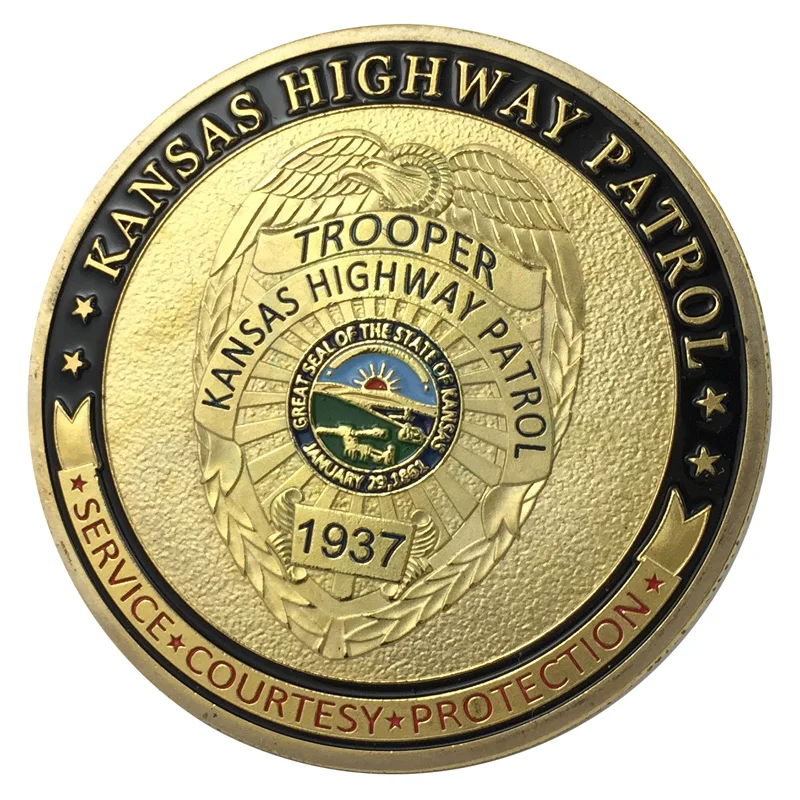 Kansas Highway Patrol Challenge Coin
