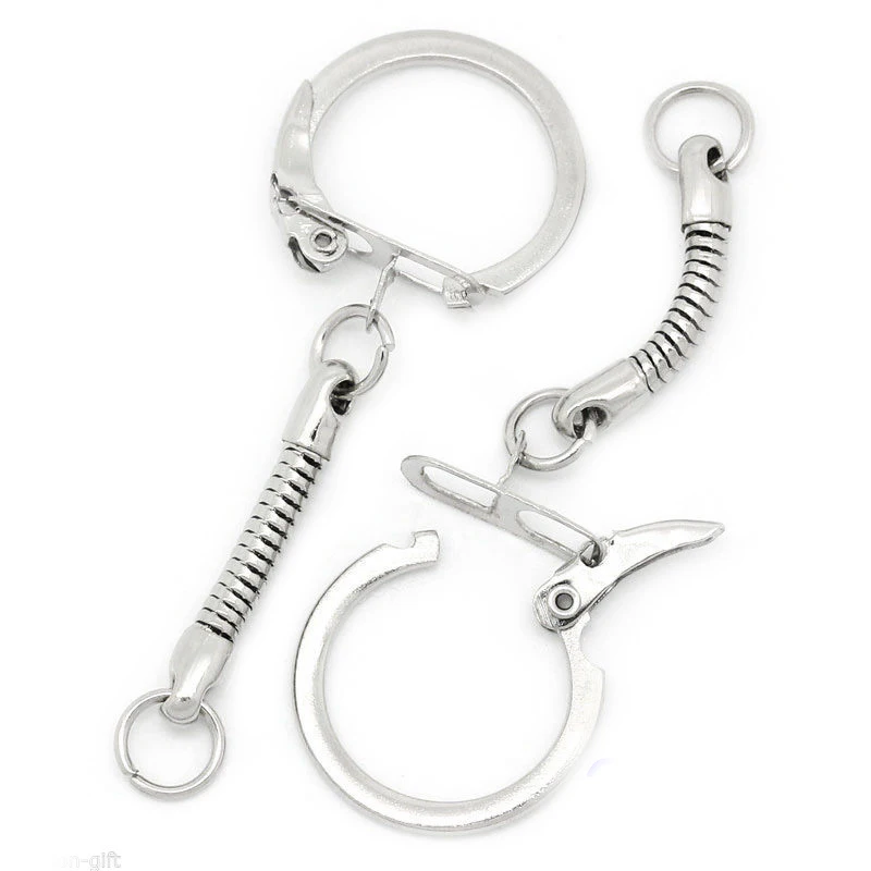 

30PCs Key Chains & Key Rings Snake Chain