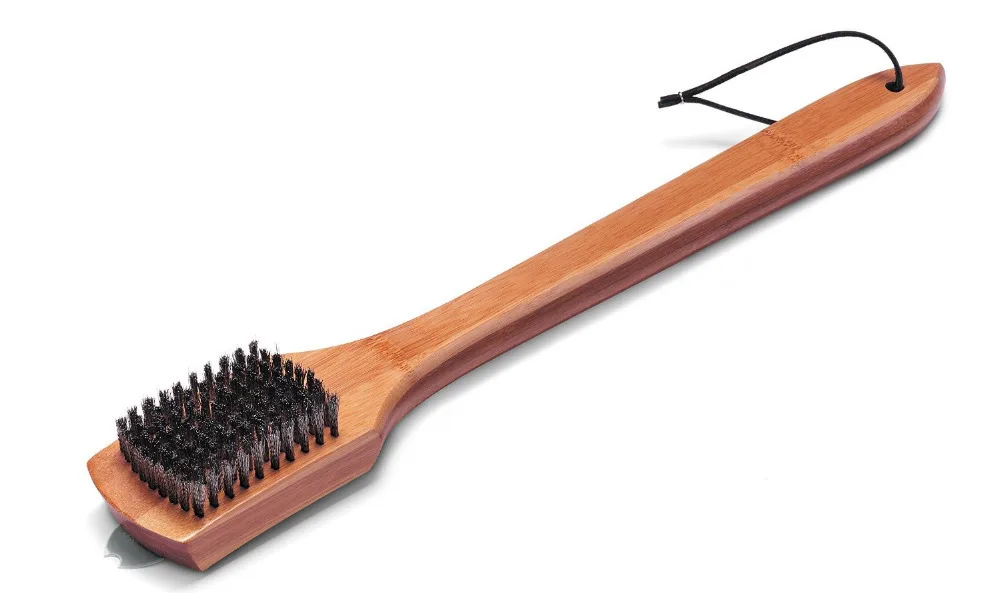 Wooden Grill Brush BBQ Brush,GaiaBBQ A111, 18 inch Clean brush of