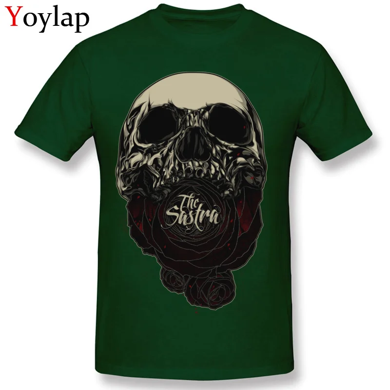 Graphic Printed Summer Autumn Family Short Sleeve T Shirts Cotton Fabric Round Collar Mens Tops T Shirt Normal Tee Shirt dark green