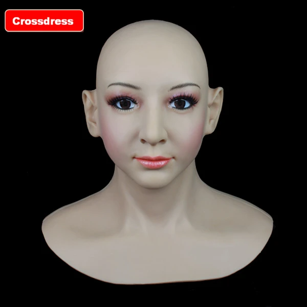 Buy SF 13 Top quality realistic female masks for halloween female rubber mask