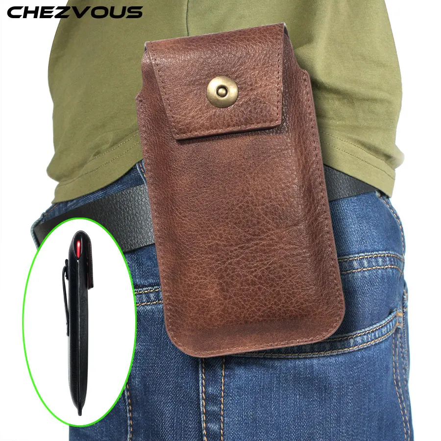 

Universal Belt Phone Case For iPhone X XR XS MAX 6 7 8 Plus Leather Ultra-thin 4.7-6.5 inch For Samsung S6 S7 Edge S8+ S9+ S5