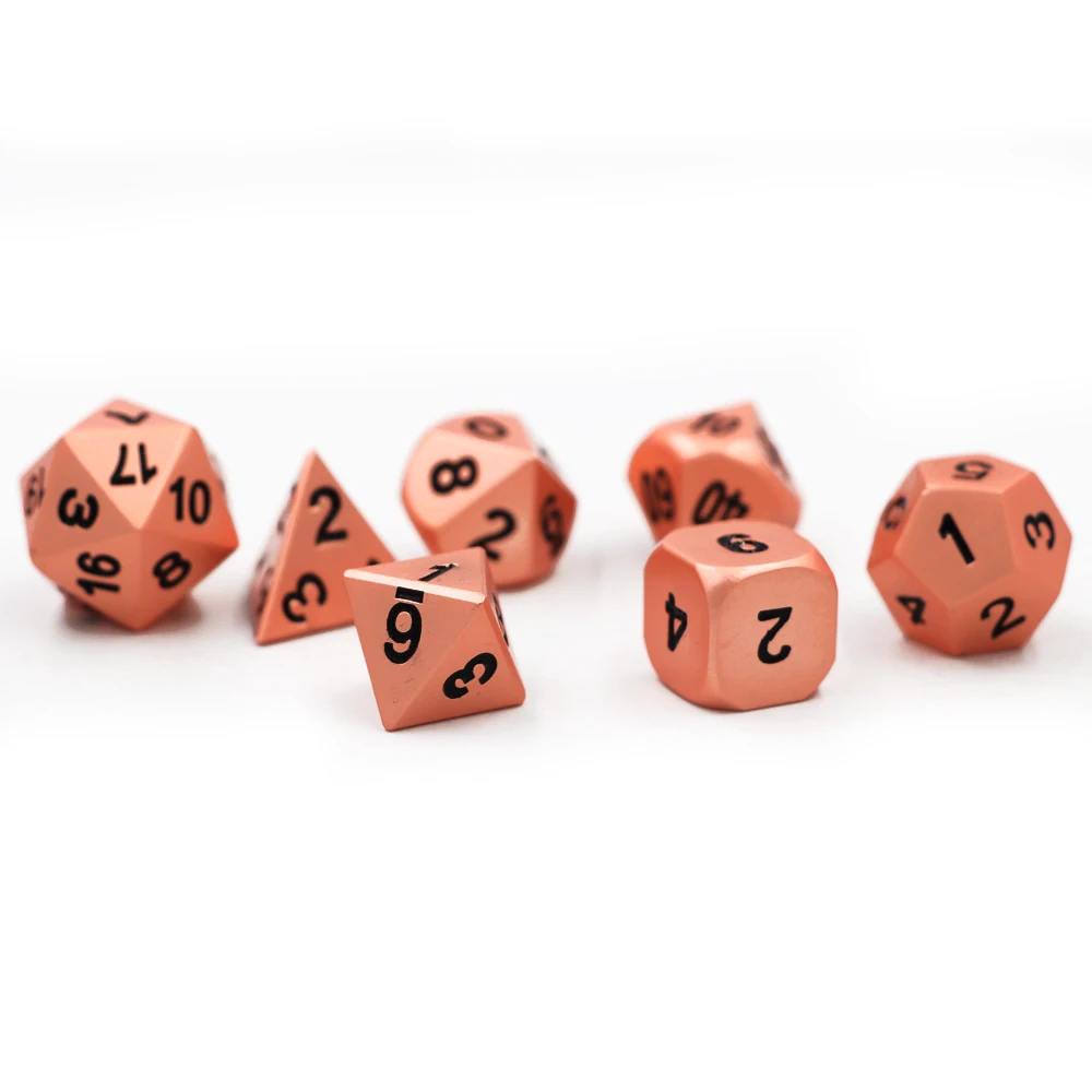 D Dados Do Metal Clássico Chapeamento Pérola
