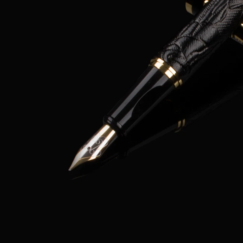 Шариковая ручка dika wen 891 клипса с драконом/выбор авторучка виноград гравировка ручка мешочек подарок черный цвет