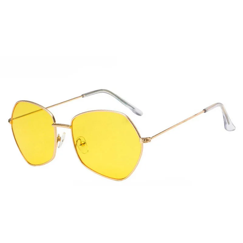 Женские солнцезащитные очки без оправы Gafas De Sol Mujer в форме сердца ночного видения