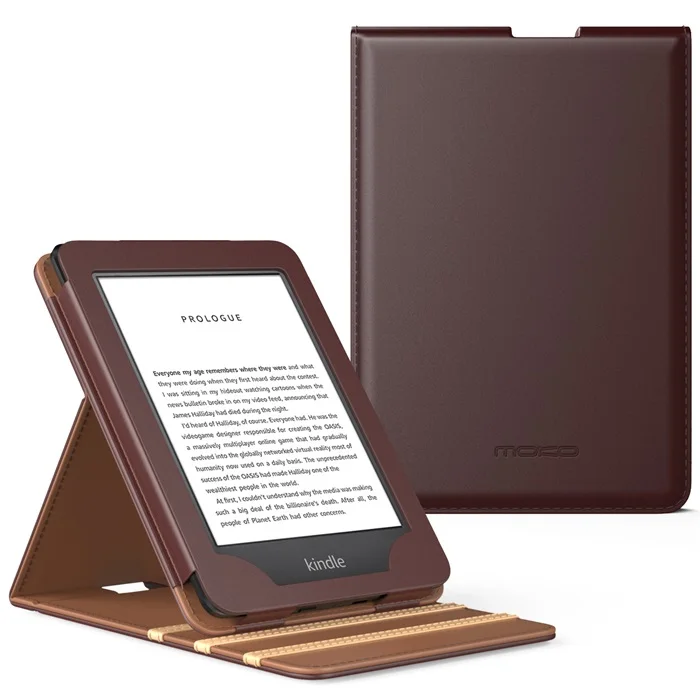 Чехол для нового Kindle(10-го поколения,)/Kindle(8-го поколения,), вертикальный откидной Чехол премиум класса с функцией автоматического пробуждения/сна - Color: Coffee