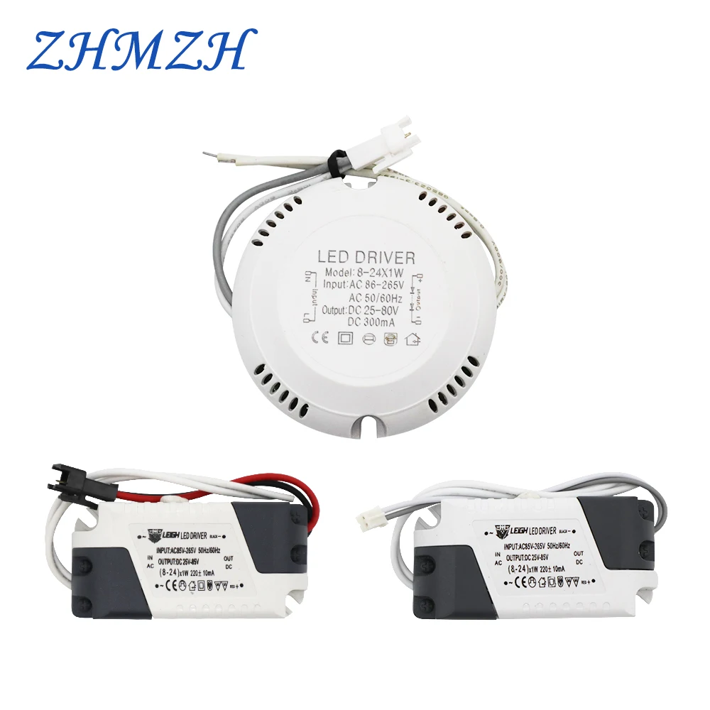 Lach machine breedte High Quality 8 24W LED Constant Current Driver For Ceiling Lamps AC 220  240V Input DC 25 80V 220mA Output Circular LED Driver|transformer  small|transformer piecestransformer pad - AliExpress