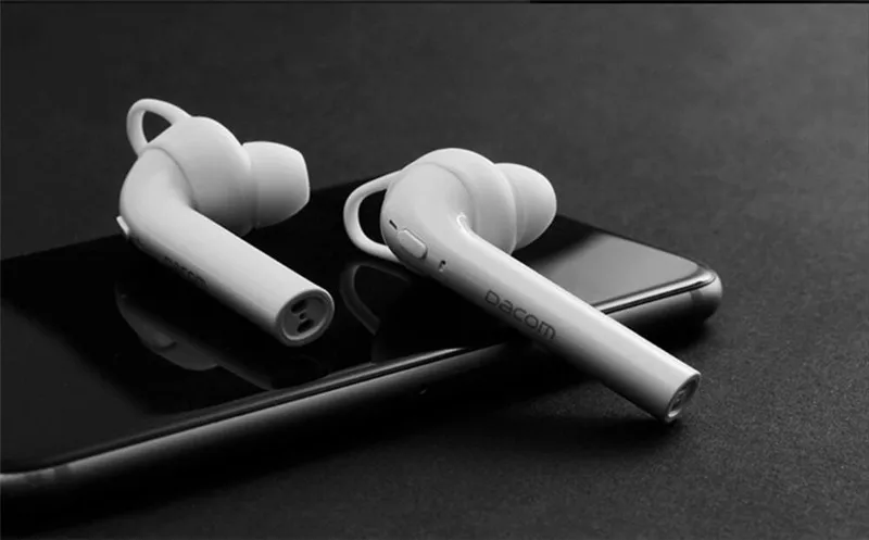 Оригинальные Dacom настоящие беспроводные Bluetooth наушники для iPhone 7 7 plus Двойные близнецы наушники для смартфонов