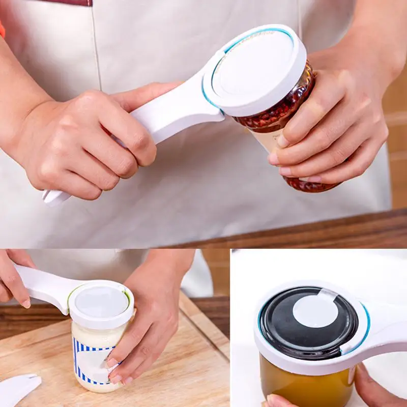 

3 in 1 Multi-function Bottle Opener Screwdriver Opening Drink Can Beer Bottles Opener Kitchen Gadget Tools Random Color