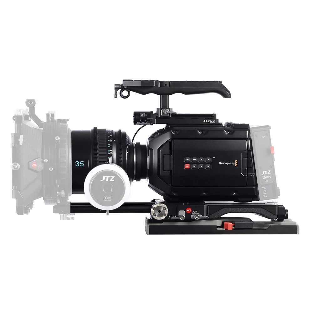 JTZ DP30 Camera Cage Baseplate Rig For Blackmagic URSA MINI 4K 4.6K EF