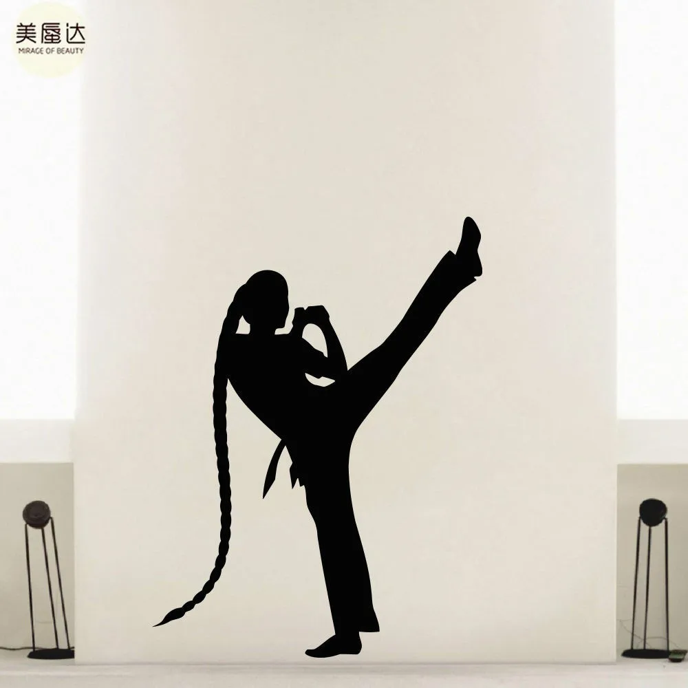 WALL DECAL VINYL STICKER GYM SPORT MARTIAL ARTS KARATE DECOR