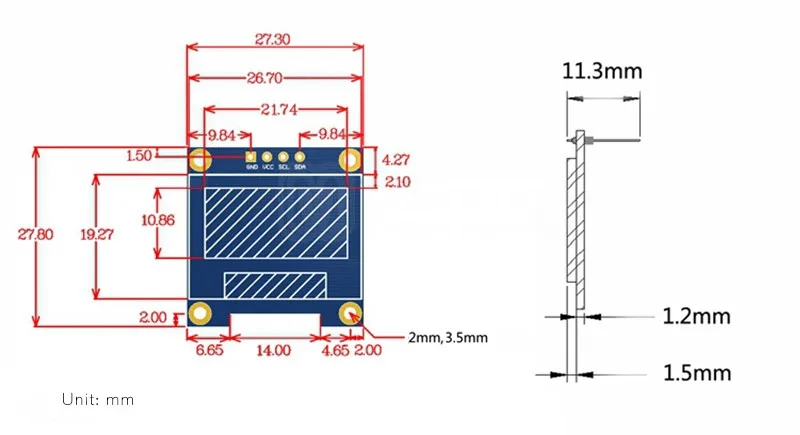 0.96-oled-module-size