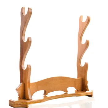 

Portable Flute Xiao Holder Stand Multi layer Bamboo Solid Wood