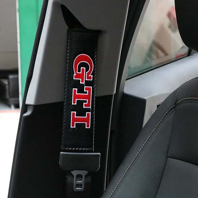 2PCS Shoulder Seat Belts Padding For VW Golf Jetta MK5 MK6 MK7 CC
