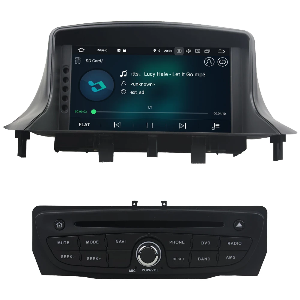 Flash Deal 7" Octa Core 4G Android 8.1 4GB RAM 64GB ROM Car DVD Multimedia Player Radio Head Unit For Renault Megane III Fluence 2009-2016 3