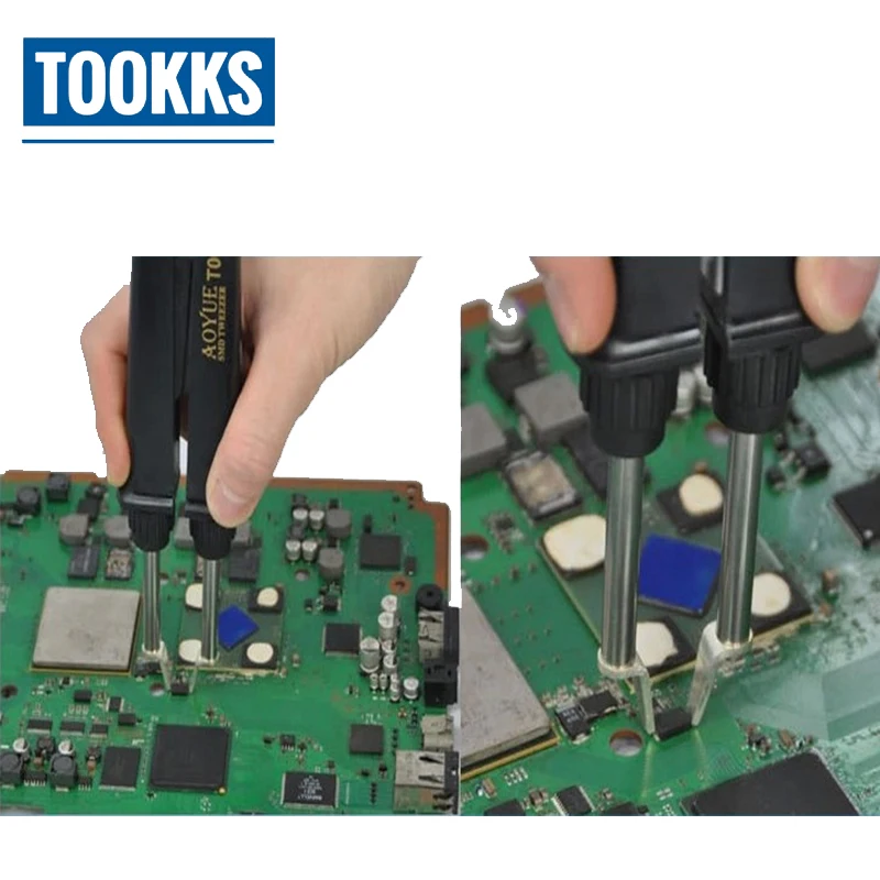 AOYUE T001 950/950+ Электрический пинцет для поверхностного монтажа IC паяльная станция для BGA SMD ремонт решение инструмент