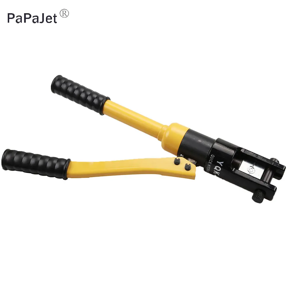

10 Ton Hydraulic Tools Wire Crimper Battery Cable Lug Terminal Crimping Tool 11 Dies Ship from United States